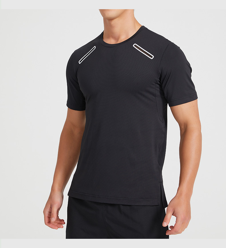 T-shirt d'été surdimensionné à séchage rapide pour homme, en soie glacée, à manches courtes, pour le sport, imprimé en groupe_voghion.com