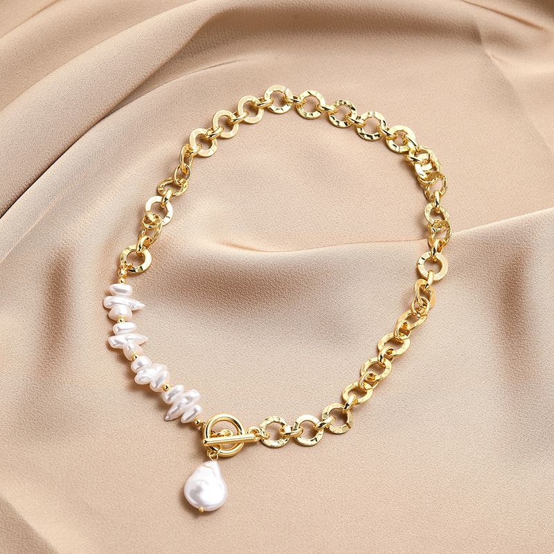 Multi schicht unregelmäßigen perlenkette, speziell geformte retro Barock perlenkette schmuck high-end_voghion.com
