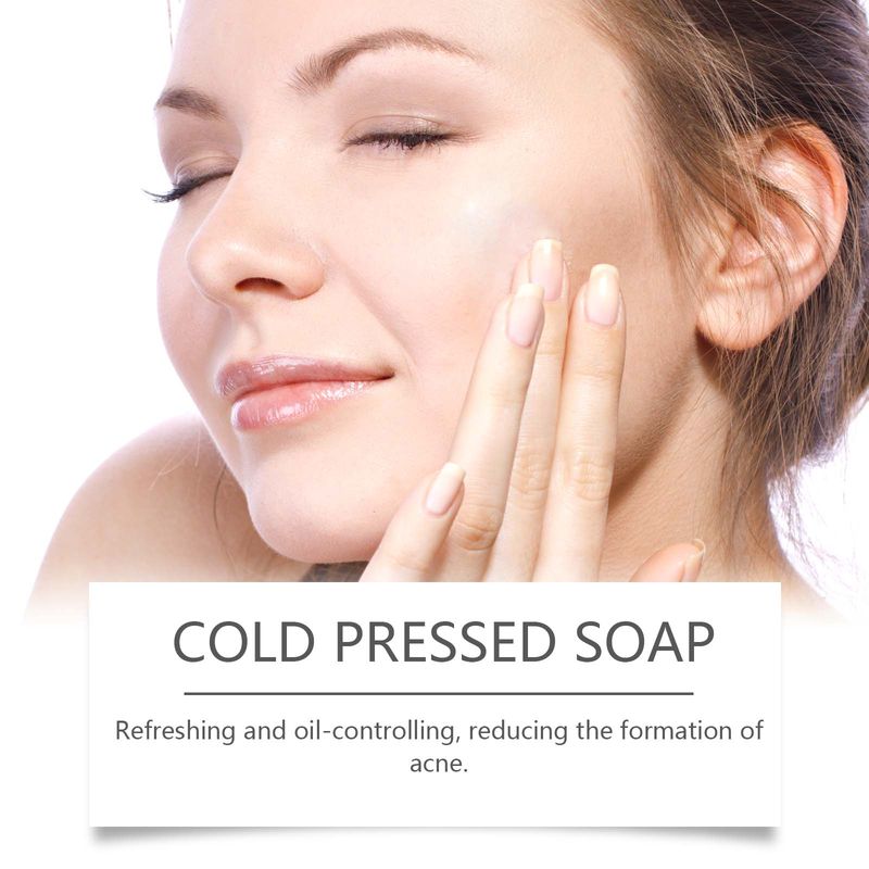 OUHOE Facial Cleansing Soap Improves Skin Smoothness Moisturizing Gentle Formula Refreshing Non-Sticky Face Soap_voghion.com