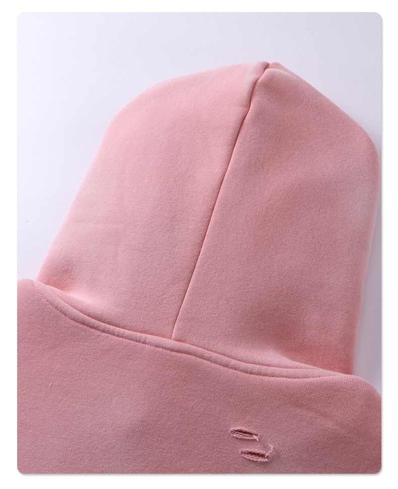 Jesensko/zimski izdelek 2024, 360 g, pršilo za staranje, pulover s kapuco z izrezljano luknjo in žametom_voghion.com