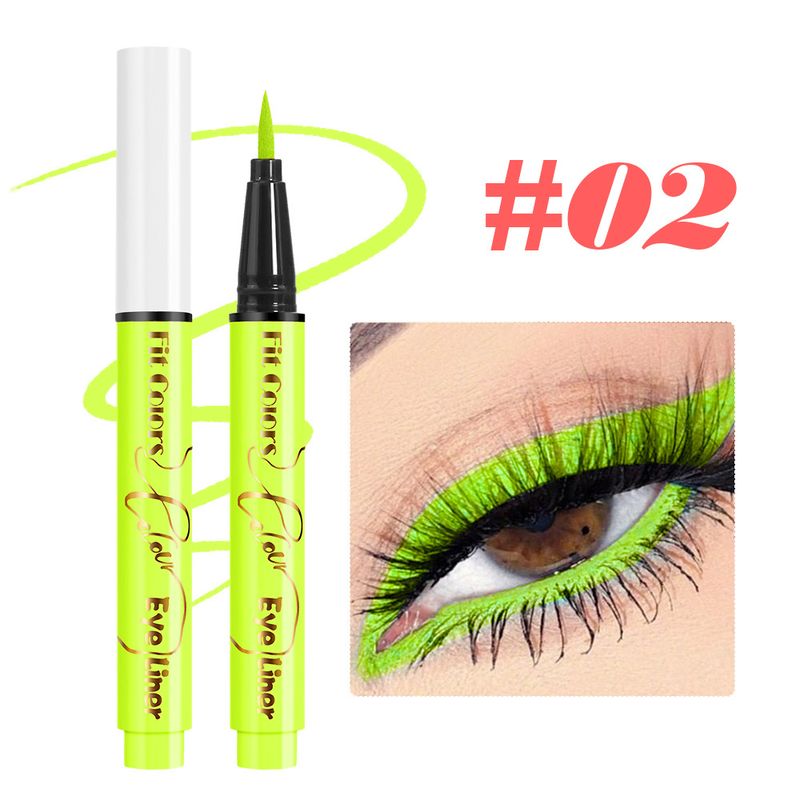 Fit Colors12 Color UV Fluorescent Eyeliner Face Body Paint Pen Stage Party Waterproof_voghion.com