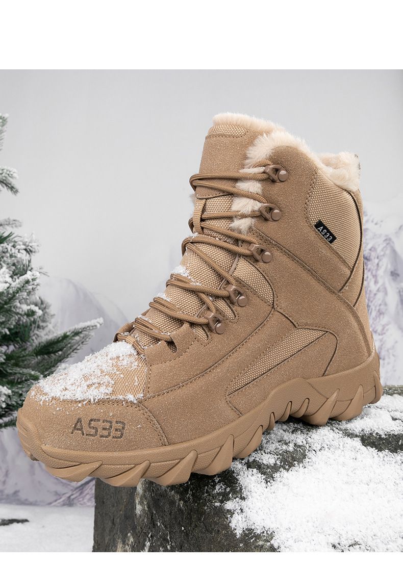 Scarpe da trekking da uomo e da donna con suola media e morbidi stivali da combattimento caldi_voghion.com