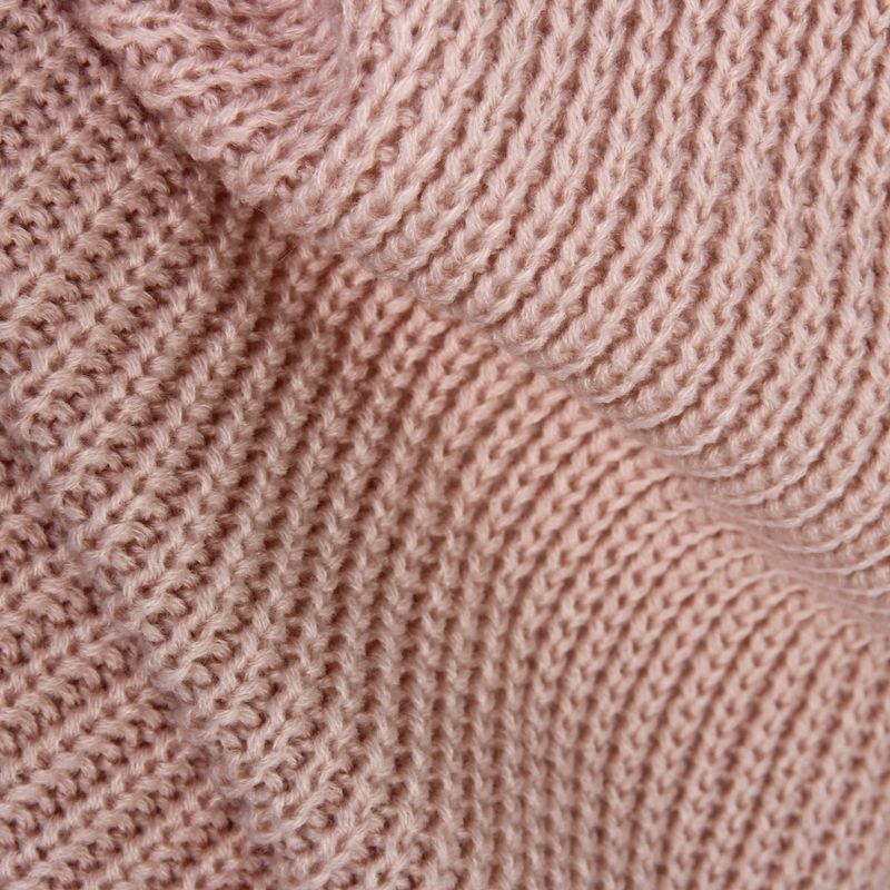 Abito casual ampio in maglia a maniche lunghe con spalle scoperte, stile Ins, autunno inverno, moda donna_voghion.com