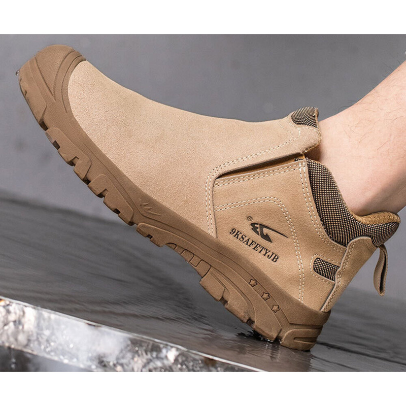 Bottes de travail de randonnée pour hommes, bottes tactiques légères à enfiler, imperméables, militaires d'extérieur, chaussures de sécurité antidérapantes_voghion.com