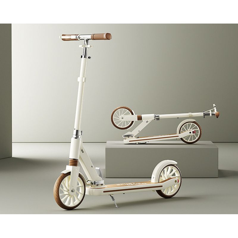 Monopattino elettrico portatile pieghevole a due ruote con doppio freno per pendolari, adulti, bambini e adolescenti_voghion.com
