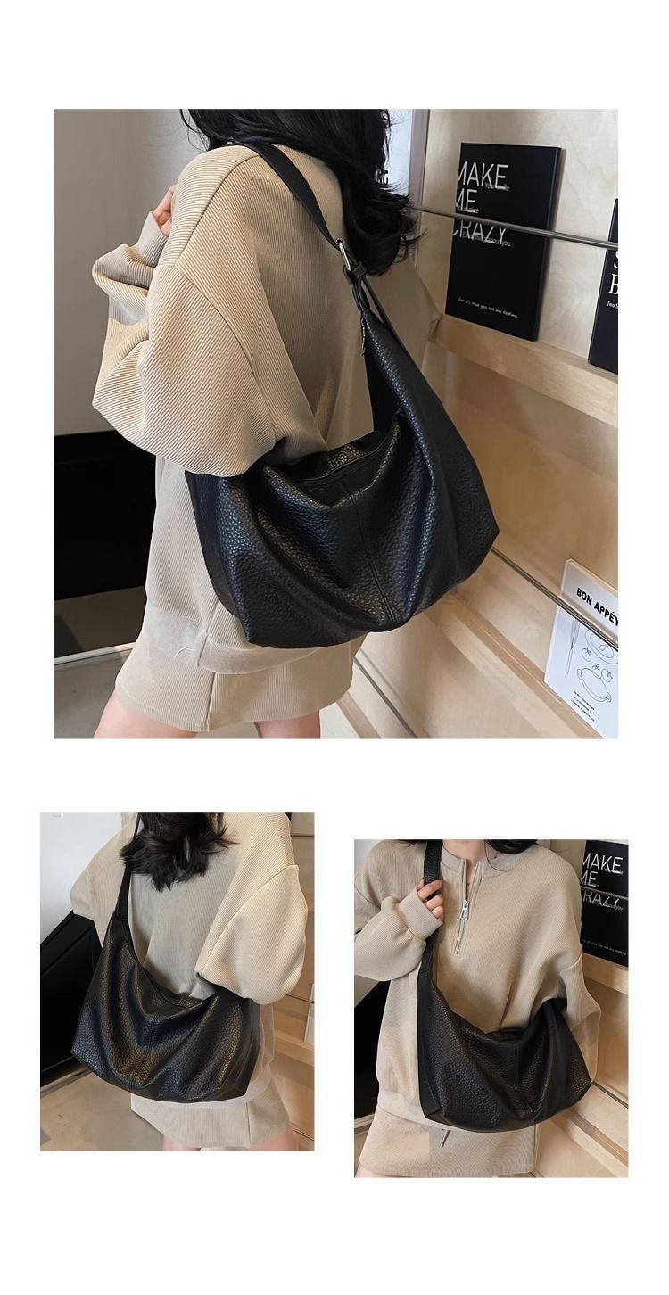 Bolsa transversal leve e multifuncional, nova bolsa de ombro de grande capacidade, outono/inverno 2025_voghion.com