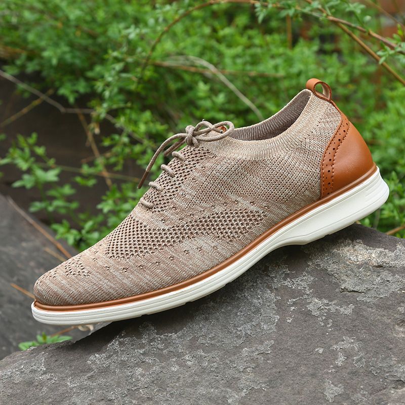 Scarpe formali da uomo 2025, stringate, casual, leggere, antiscivolo, morbide, con suola larga, taglia EU 45_voghion.com