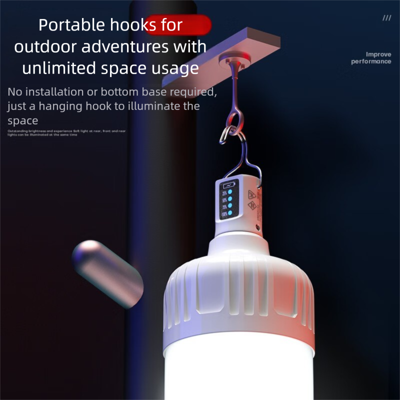 Żarówka akumulatorowa Shenhuo SupFire GT10-S, awaryjna, wisząca, do użytku na zewnątrz, do oświetlenia stoiska na targu nocnym_voghion.com