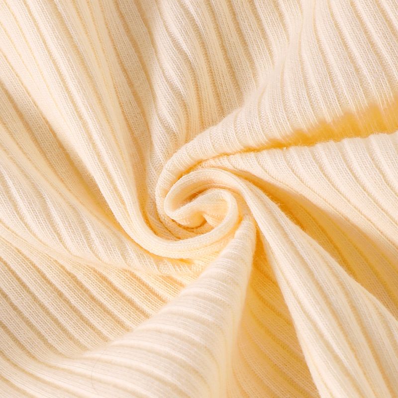 Pantaloni a zampa d'elefante multicolori a maniche lunghe a coste per mamma e bambini_voghion.com