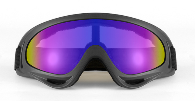 Outdoor Cycling X400 Goggles Motorcycle Windshield Sports Harley Tactical Windproof Mask_voghion.com