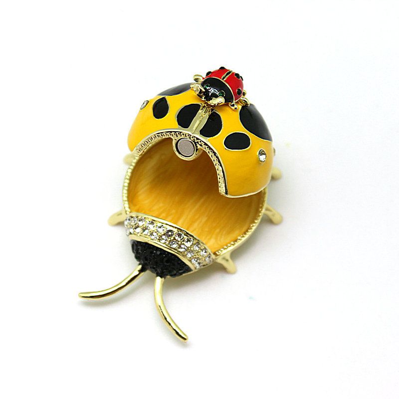 Cross-border supply enamel metal beetle decorative box alloy jewelry box ornaments small jewelry storage box wholesale_voghion.com