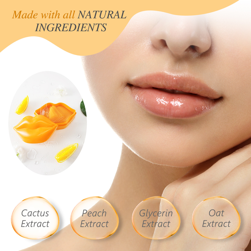 Orangenmaske SEFUDUN Sleep Fading Lip Lines, feuchtigkeitsspendend, entfernt abgestorbene Haut, feuchtigkeitsspendend und hautpflegend_voghion.com