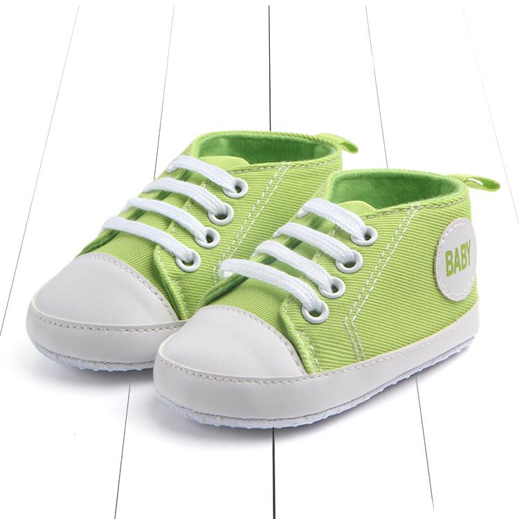 Zapatos de lona para caminar para bebés de 0 a 1 año con suela blanda para primavera y otoño 0106 Total_voghion.com