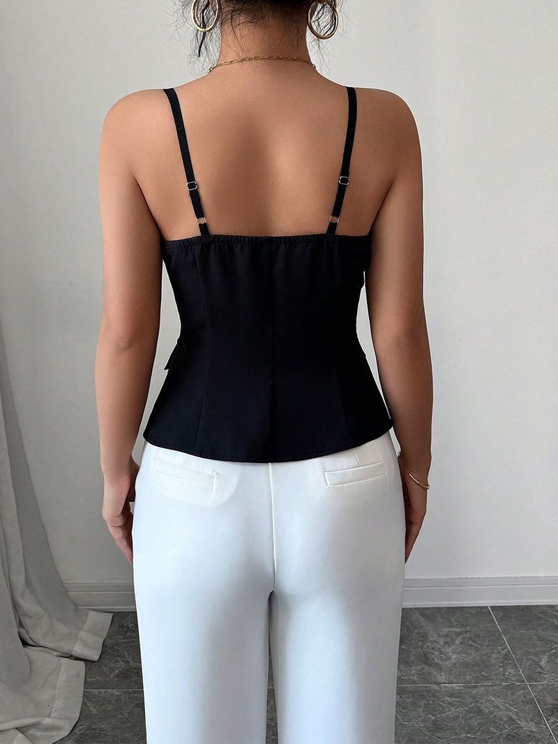 Cardigan con bretelle e piccolo gilet da donna_voghion.com