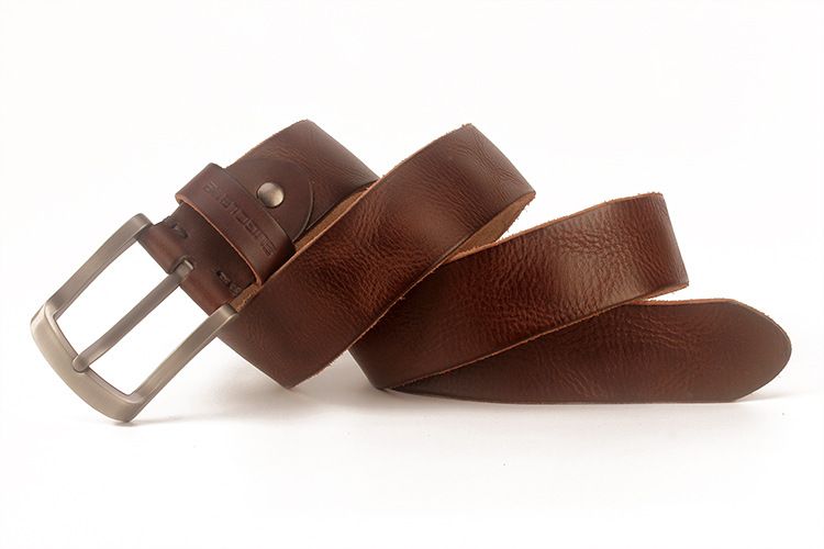 men's Head Layer Cowhide Pin Buckle Washed Handmade Belt Hot Sale_voghion.com