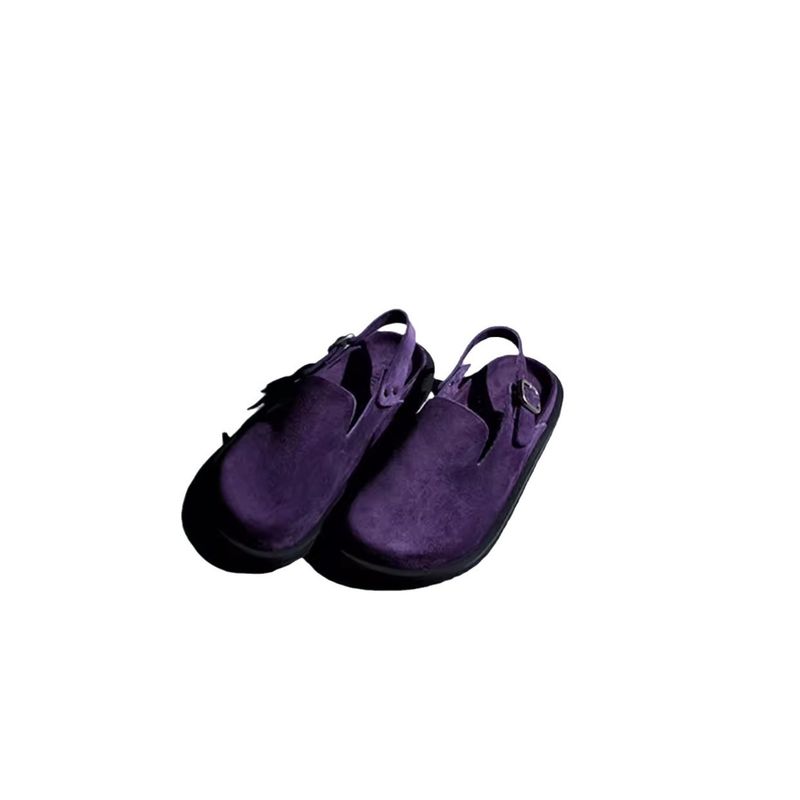 New Style Summer High-End Closed-Toe New Outdoor Slippers Casual Fashion Comfortable Single Shoes_voghion.com