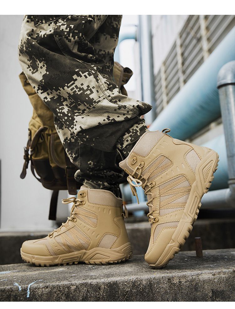 Military Boots For Tactical Boots Men's And Women's Combat Boots Hiking Boots Camping Boots Wear Resistant Outdoor Shoes_voghion.com