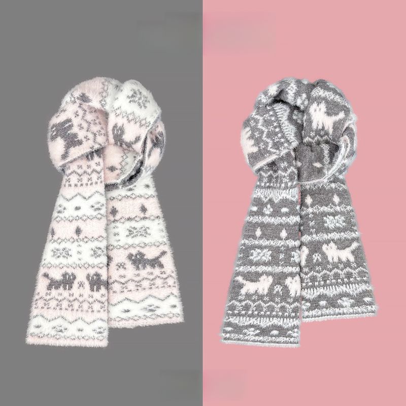 Women's Knit Scarf, 2025 New Stylish, Versatile, Warm, And Cold-weather Ready_voghion.com