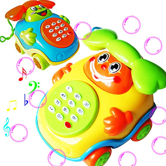 Jinleiou Baby Music Car Cartoon Buttons Phone Educational Intelligence Developmental Toy_voghion.com