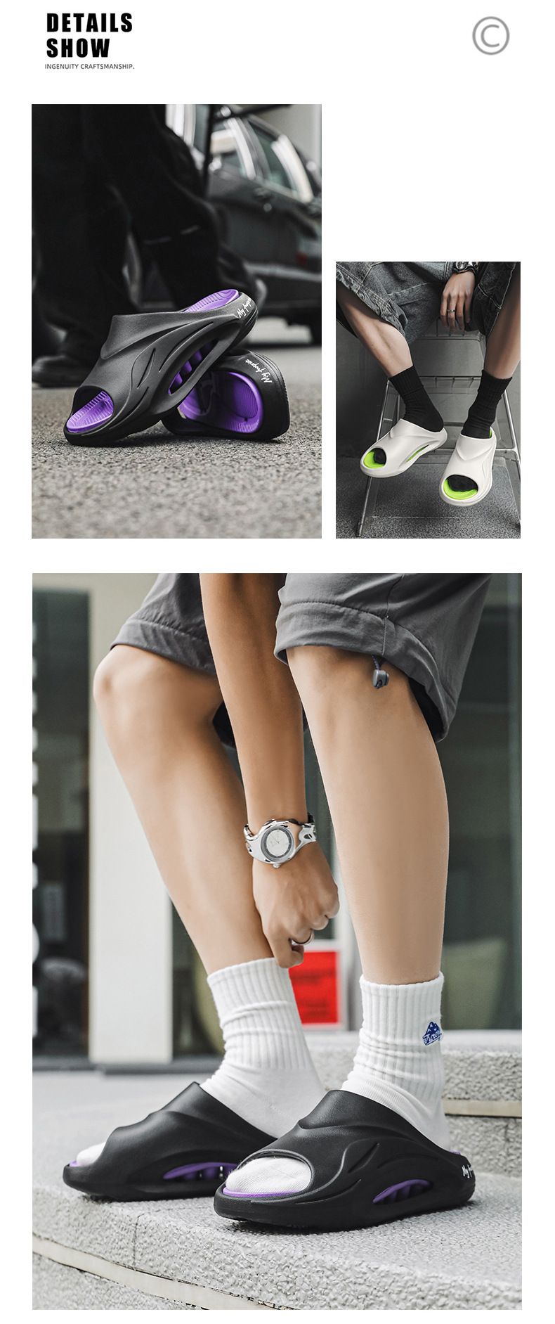 New Air Cushion Sports Slippers For Summer Indoor Couples Home Bathroom Non Slip Soft Sandals Outdoor Beach Slippers_voghion.com