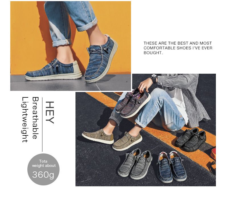 Dudes meistverkaufte Loafer, fliegende gewebte Freizeitschuhe, faule Segelbootschuhe für Herren_voghion.com