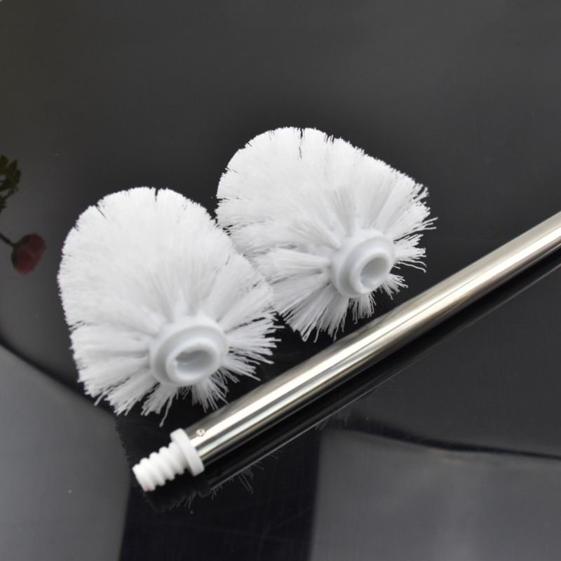 Premium Toilet Brush With Sturdy Handle And Durable Bristles For Bathroom Toilet Short Urinal Urinal Cleaning, White,_voghion.com