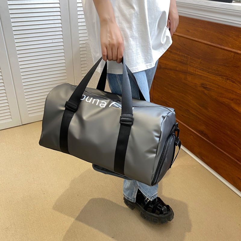 Fitnessstudio für Männer mit Nass- und Trockentrennung, Handgepäck für Training und Sport, Reisetasche für Kurztrips, Schwimmtasche mit großer Kapazität_voghion.com