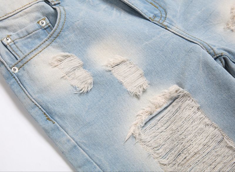Kids’ Clothing Nostalgic Blue Non Elastic Denim Shorts_voghion.com