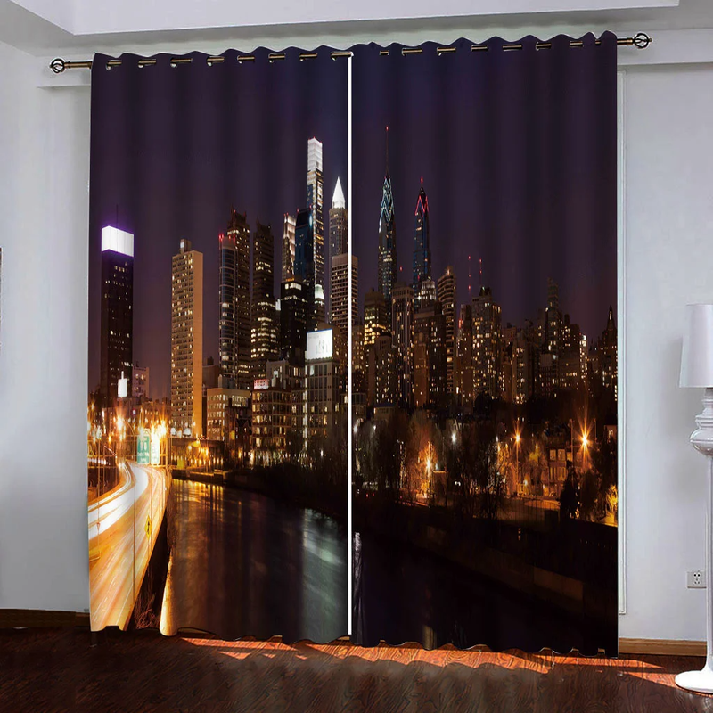 High Shading Curtains Angel Architecture Monuments Sadness Gothic Mysticism Theme Greek Artwork Thick Blackout Material Drape_voghion.com