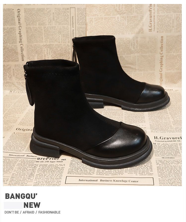 Sapatos femininos de salto alto com cadarço, bico redondo, plataforma sólida, à prova d'água, cano curto, tamanho grande, nu_voghion.com