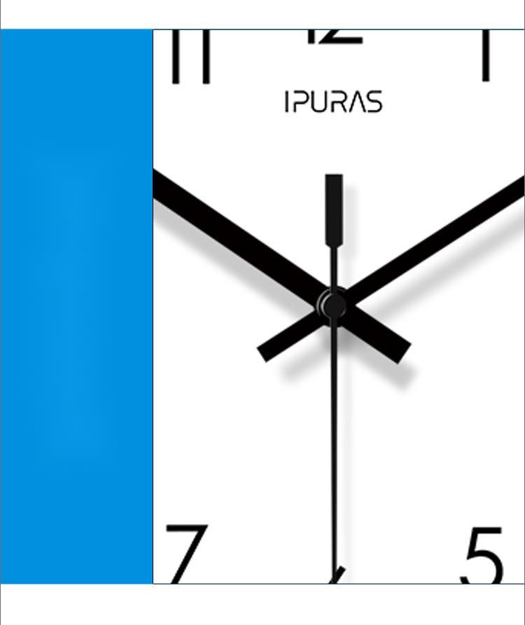 Yipula 7005 Living Room Creative Nordic Chinese Style Minimalist Silent New Round Wall Clock Peacock_voghion.com
