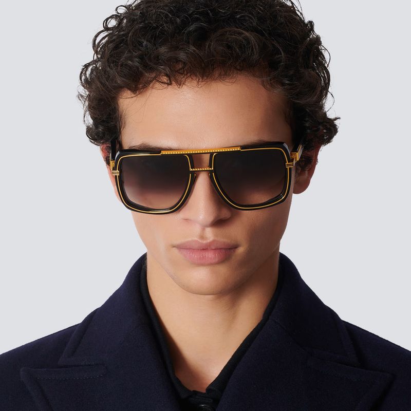 Occhiali da sole da uomo con montatura quadrata grande, occhiali da sole da uomo con protezione solare di alta qualità_voghion.com