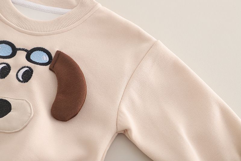 Completo con cappuccio e pantaloni a righe per cuccioli da bambino, elegante nuovo completo primaverile-autunnale in due pezzi per neonati e bambini piccoli_voghion.com