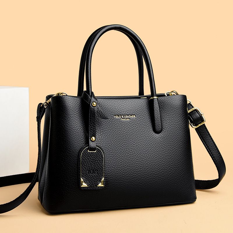 2025 Fashion Simple Handbag For Women, High-End Large Capacity Tote Bag, Office Commuter Shoulder Crossbody Bag_voghion.com