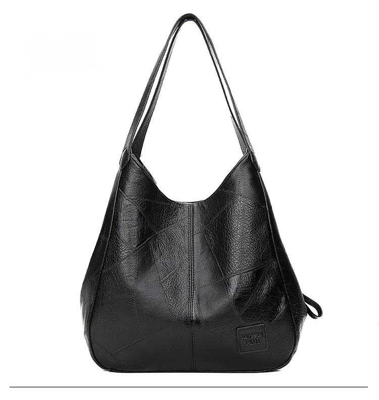 Nuova semplice borsa tote bag a tracolla inclinata a spalla singola in morbida pelle Lady Bag Fashion borsa per madre_voghion.com