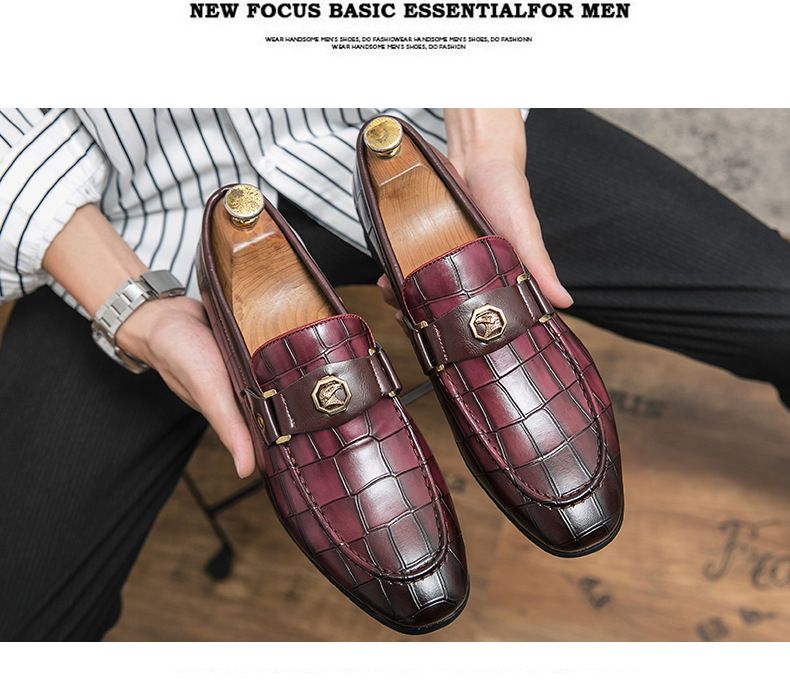 Neue Leder Herrenschuhe Weiche Sohle Rutschfeste Verschleißfeste Jugend Hochzeitsschuhe Business Büro Kleid Freizeitschuhe Trendy_voghion.com