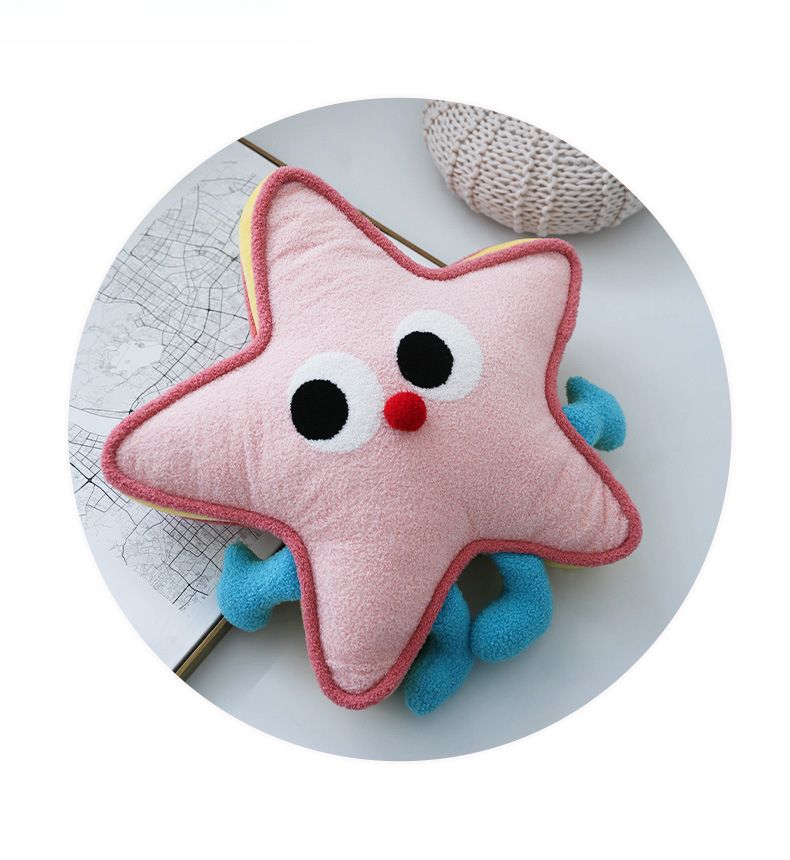 Internet Celebrities Hot Product Question Mark Star Cute Cushion Soft Neck Comfortable Home Bed Sofa Decorative Cushion Pillow_voghion.com