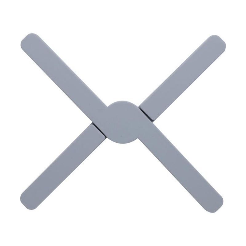 Lot de 2 dessous de plat pliables, antidérapants et résistants à la chaleur, servant également de dessous de plat en croix ou de sous-verre. Accessoires de cuisine_voghion.com