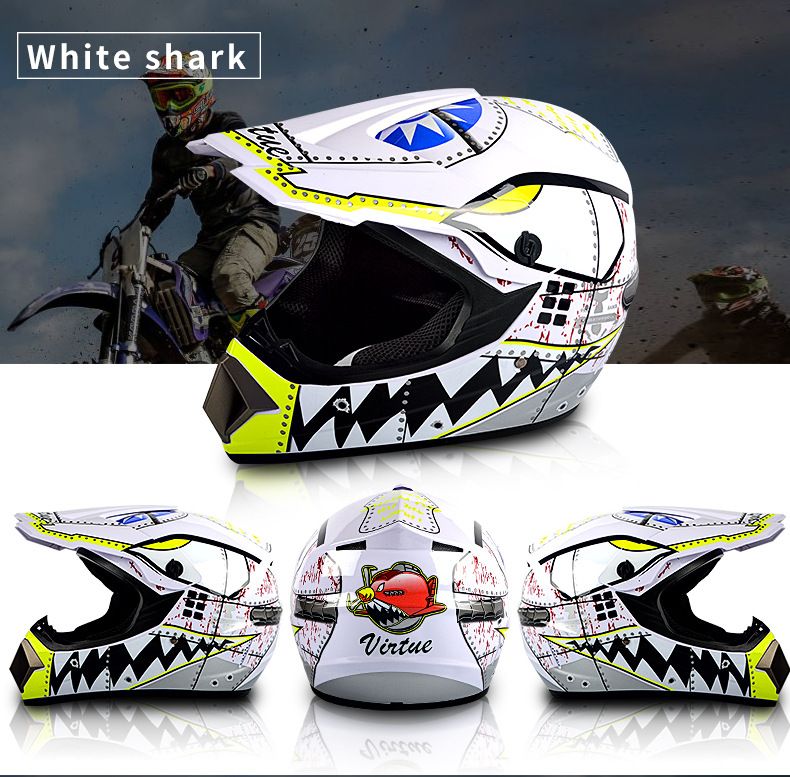 Casco eléctrico de cross country para playa, para descenso de montaña, casco integral para niños y adolescentes, casco de kart_voghion.com