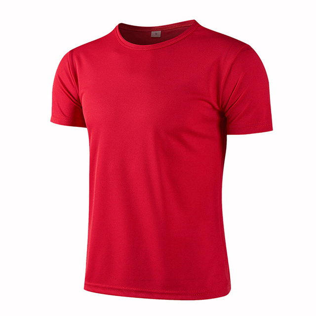2023 New Summer Breathable Mesh Men's Quick-dry Basic T-shirts Sportswear T Shirt Male Running Cool Tees_voghion.com