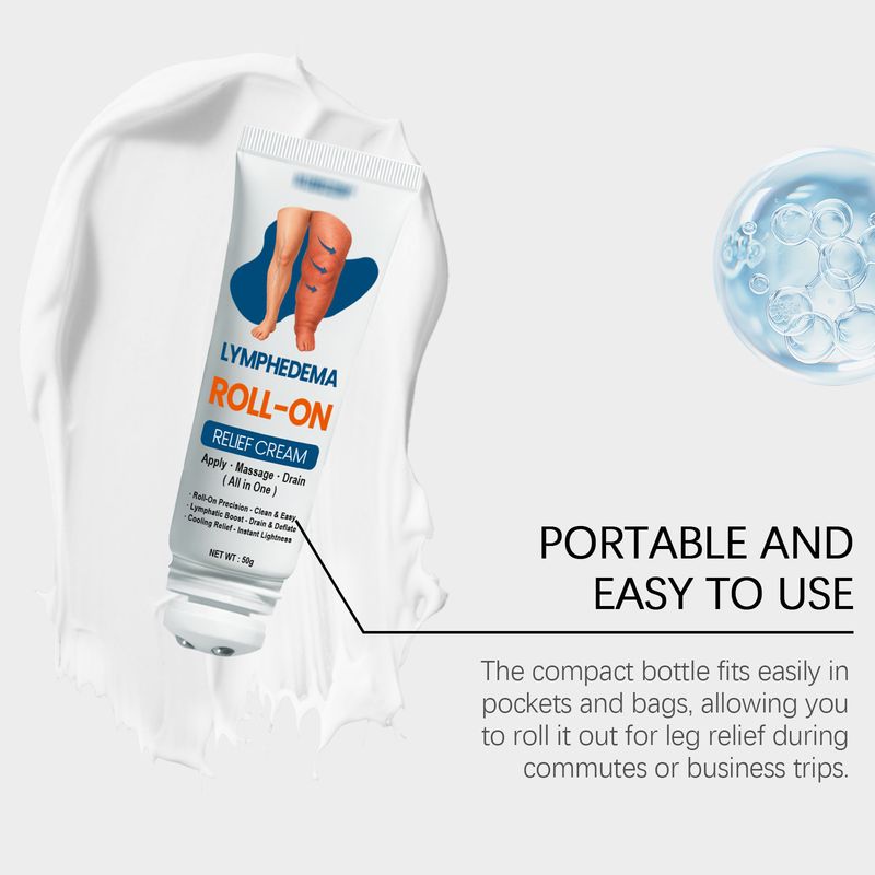 Gentle For Leg Skin Comfortable External Use Roller Massage Daily Care Cream_voghion.com