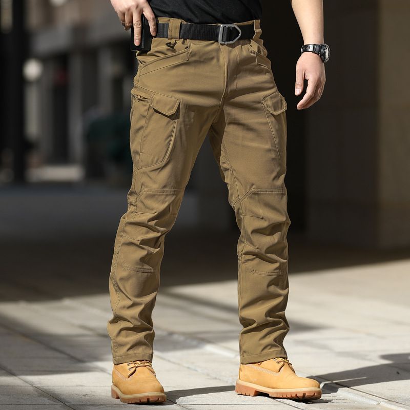 Pantaloni tattici militari da uomo, pantaloni cargo da combattimento, multitasche, impermeabili, resistenti all'usura, tuta da allenamento casual_voghion.com