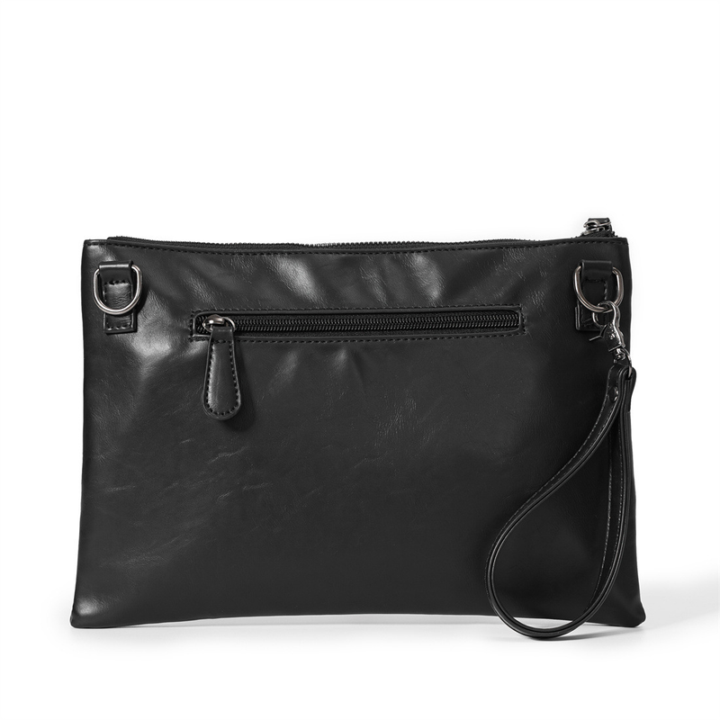 Clutchväska Casual Street All-match horisontell kuvertväska Ipad filväska kan användas som handledsväska_voghion.com