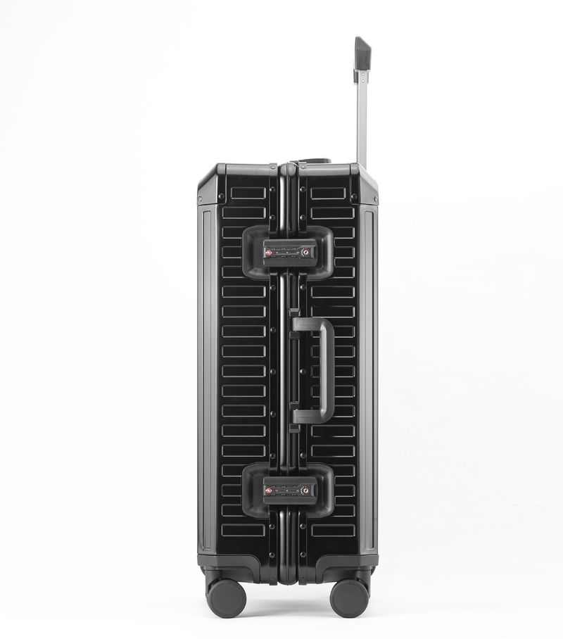 Premium Aluminum-Magnesium Alloy Suitcase With 360° Spinner Wheels, TSA Lock - 20", 24", 26", 29" Sizes For Business Travel_voghion.com
