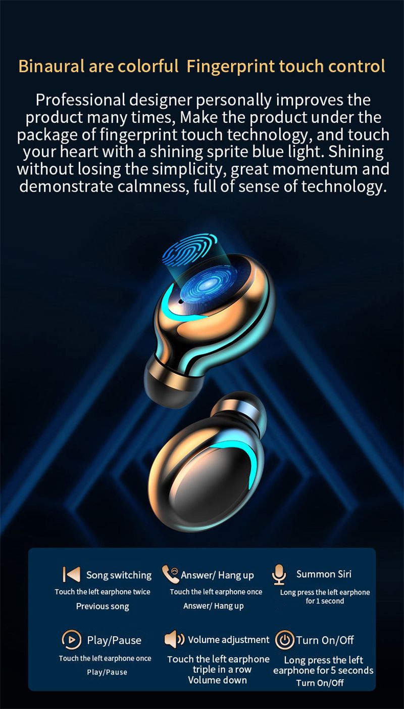 New F9-5C Bluetooth Headset Digital Display Large Power Wireless Binaural Touch Mini Lanyard Gaming Headset M10_voghion.com