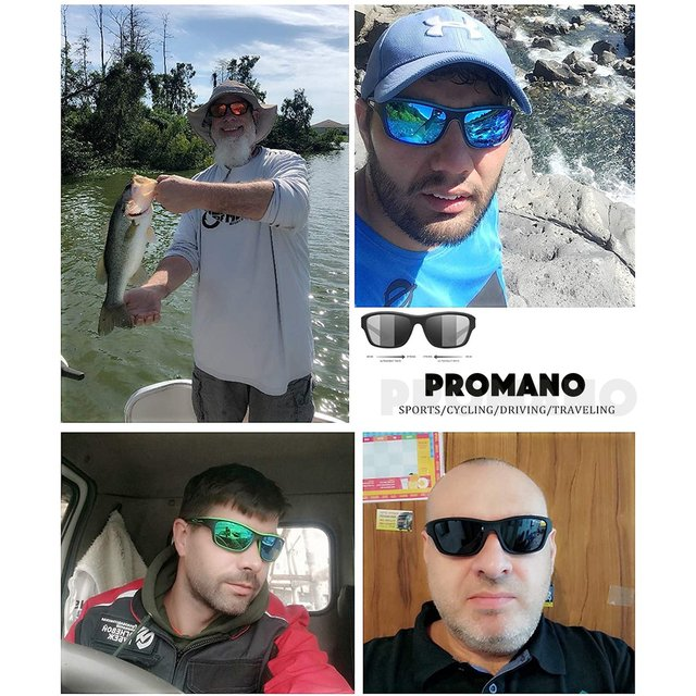 Dalwa lunettes de soleil de pêche polarisées hommes conduite nuances hommes lunettes de soleil randonnée pêche classique lunettes de soleil UV400 lunettes_voghion.com