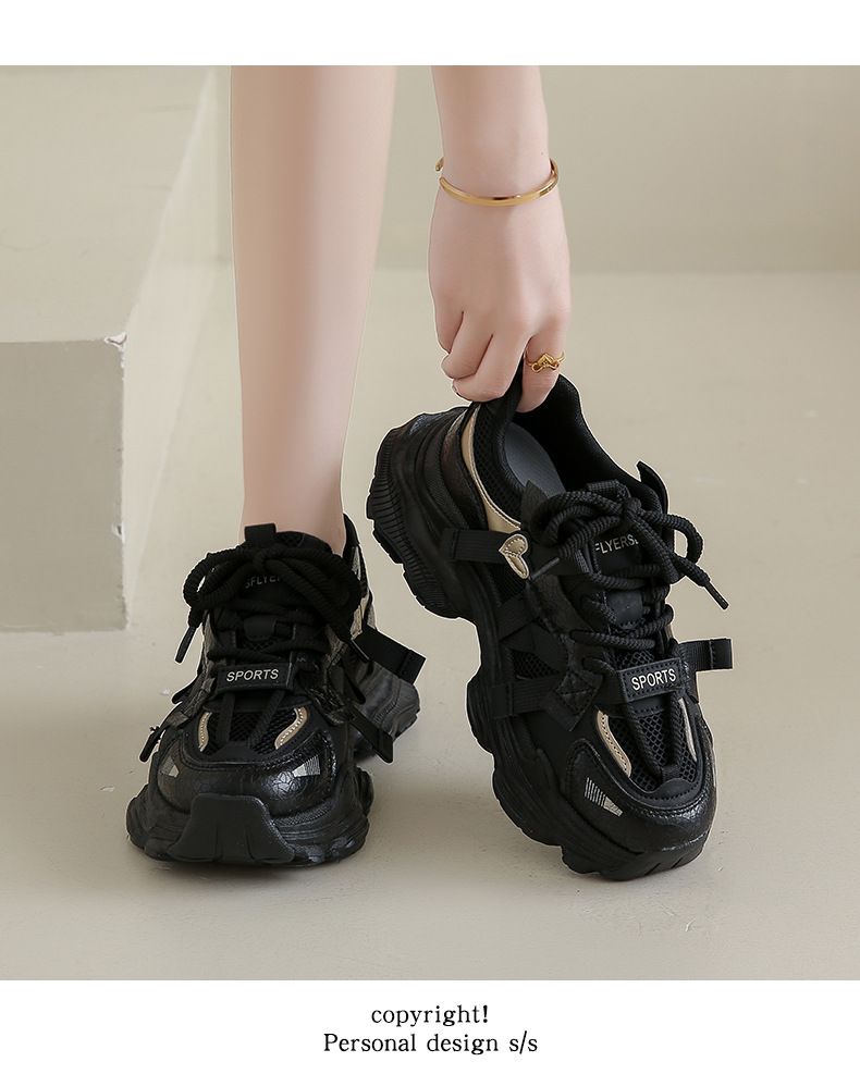 Women's Chunky Dad Shoes - Platform Sneakers For Running & Casual Wear, Thick Sole Comfortable Walking Shoes_voghion.com