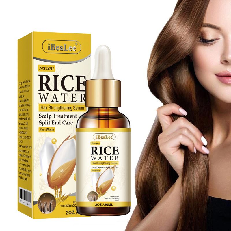 IBeaLee Rice Aquatic Ginger King Root Capelli liquido nutriente Essenza anti-spargimento_voghion.com