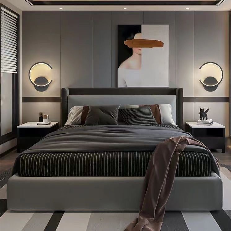 Nuova lampada a LED semplice e moderna con celebrità di Internet per la casa, per soggiorno, camera da letto, comodino, corridoio, scale, parete TV_voghion.com
