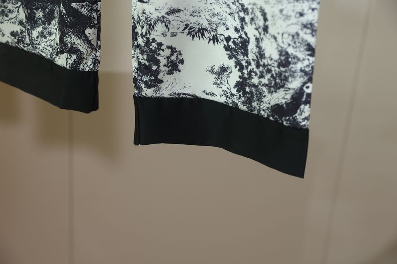 New style pajamas for women, national trend style, high-end national style ink painting, ice silk thick home clothes set, can be worn outside_voghion.com
